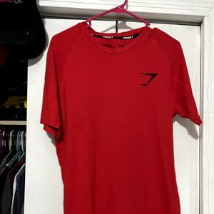 Gymshark Performance T-shirt (Red - Medium)